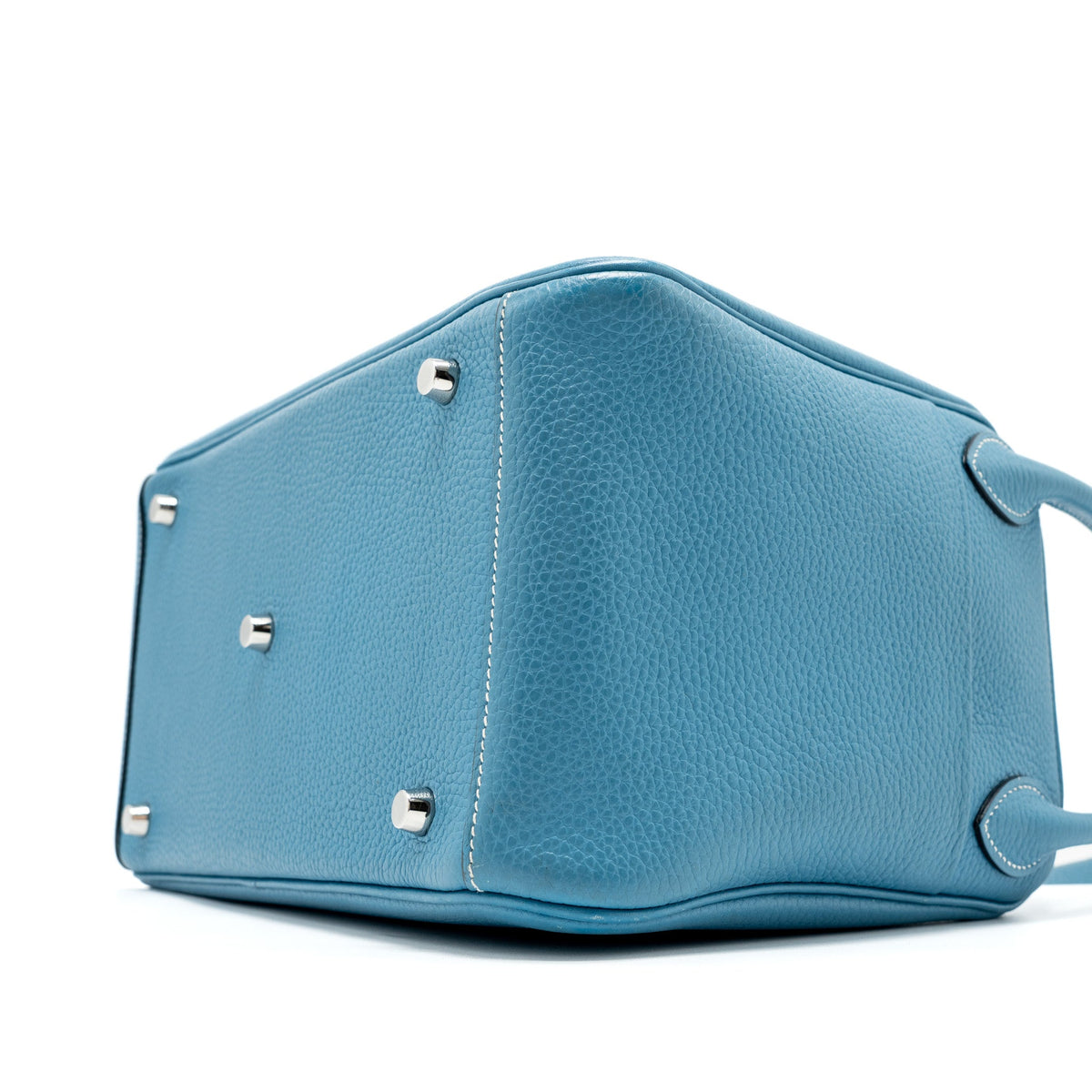 Hermes Lindy 30 Clemence Blue Jeans SHW