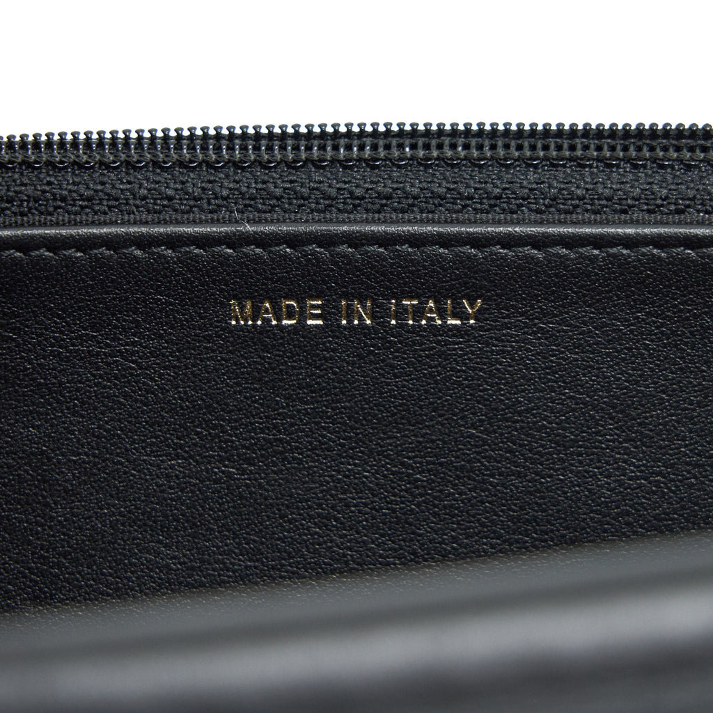 CHANEL LEBOY WALLET ON CHAIN WOC CAVIAR BLACK GHW