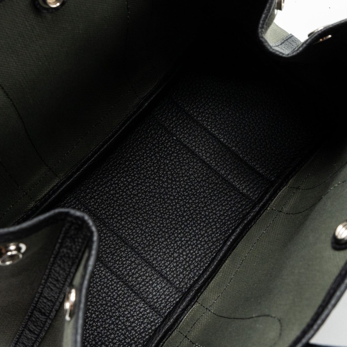 Hermes garden party 30 canvas / negonda vert de cris / black SHW