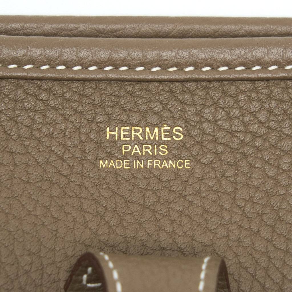 Hermes Evelyne 29 Clemence Etoupe GHW