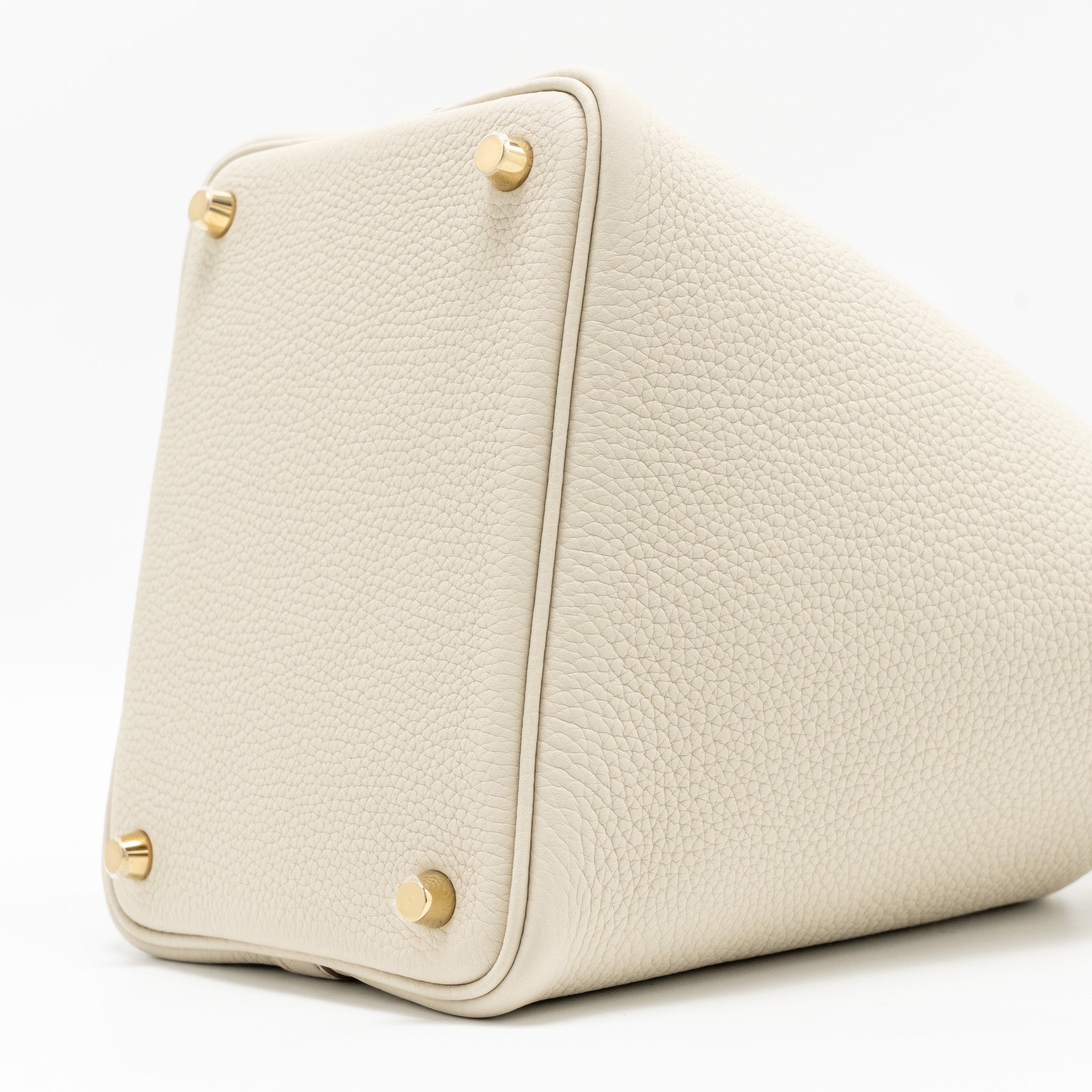 HERMES PICOTIN 18 LOCK BAG CLEMENCE BETON GHW
