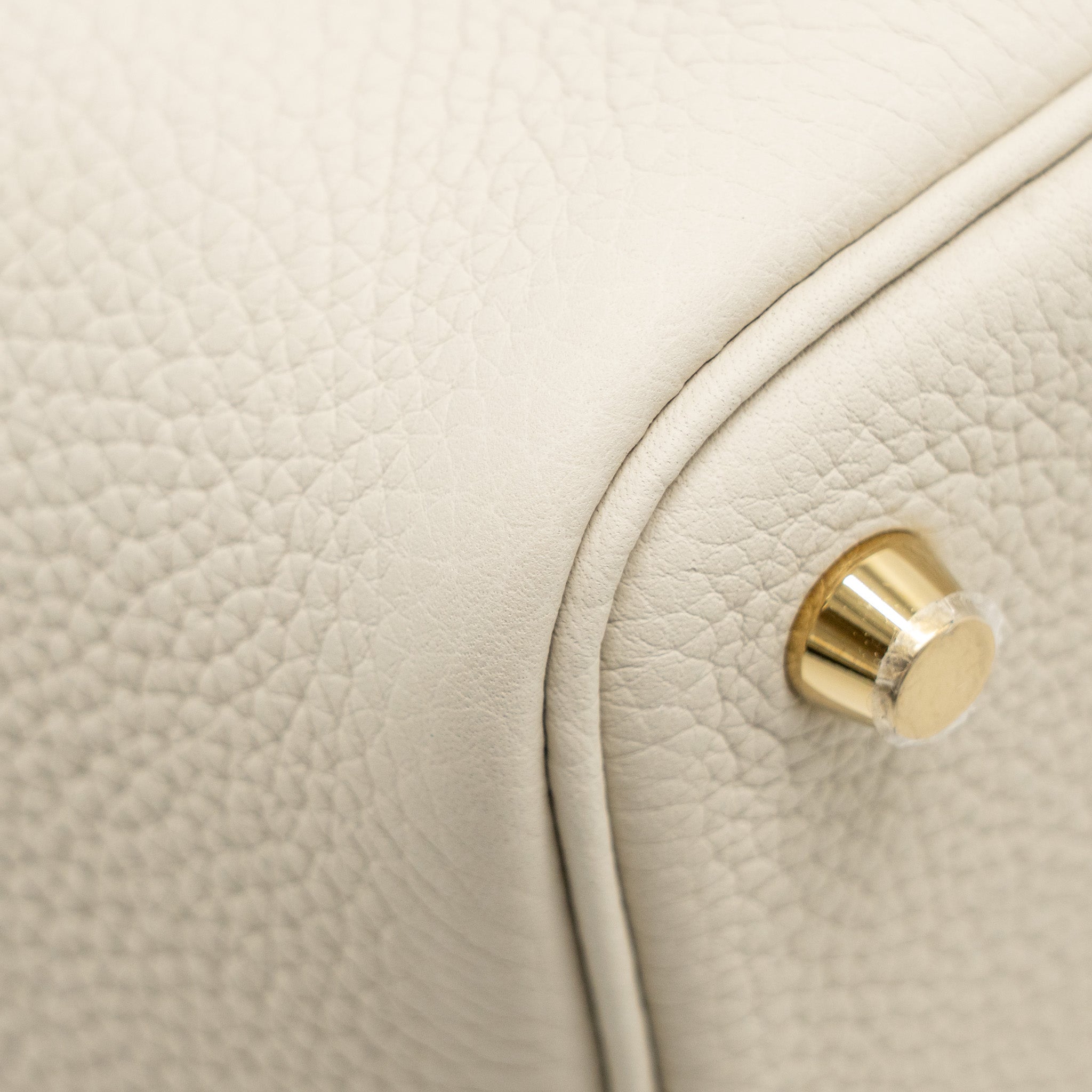 HERMES PICOTIN 18 LOCK BAG CLEMENCE BETON GHW
