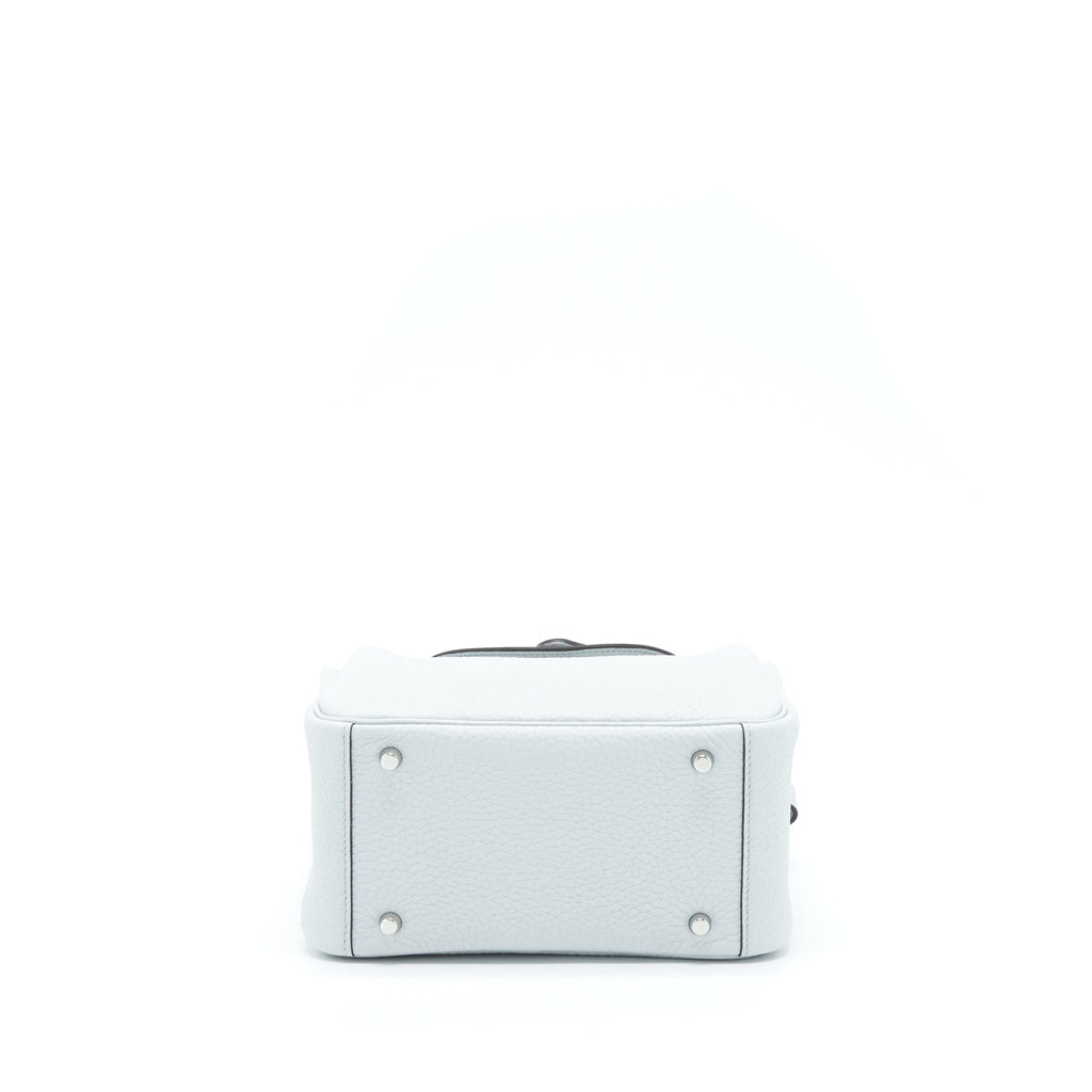 Hermes Mini Lindy Clemence Blue Pale SHW