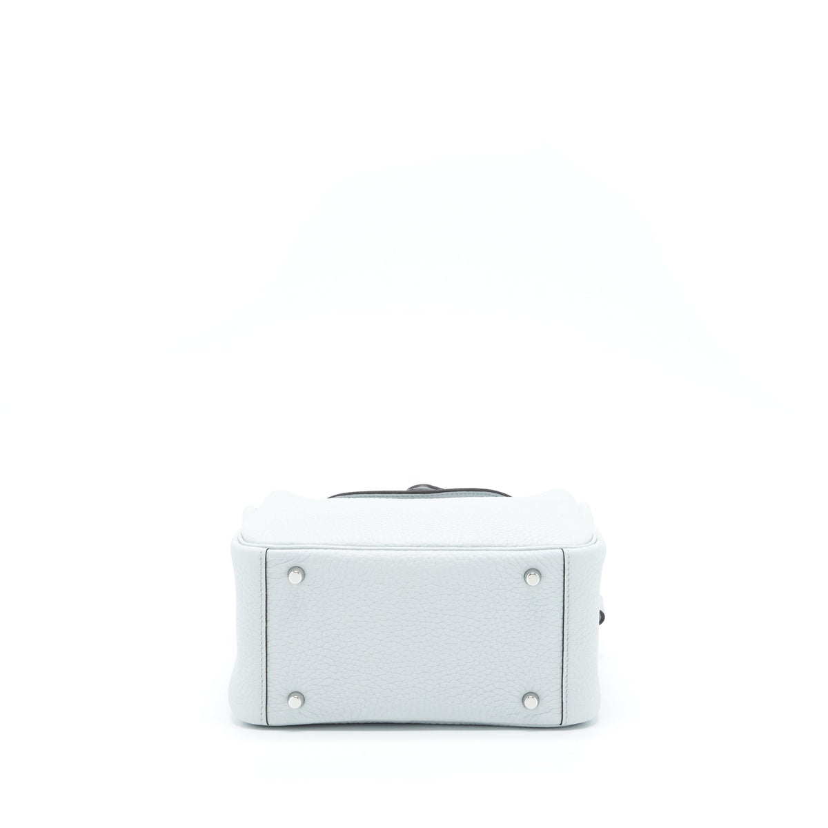 Hermes Mini Lindy Clemence Blue Pale SHW