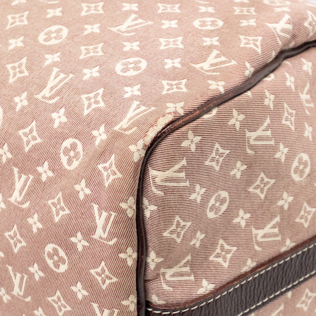 Louis Vuitton Speedy 30 Bandouliere Sepia Monogram Idylle Burgundy GHW