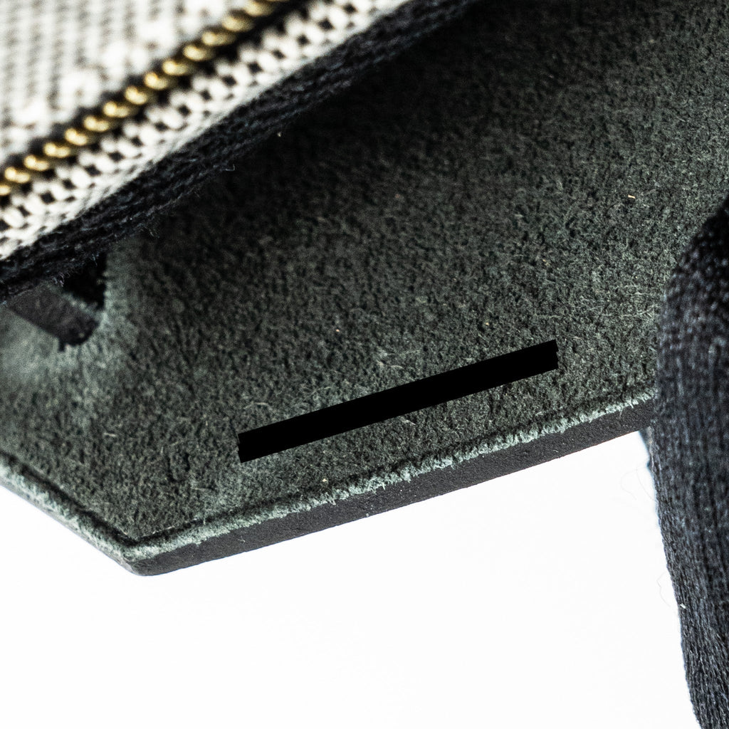 HERMES HERBAG 31 ZIP BAG TOILE H PLUME CANVAS/ HUNTER LEATHER BLACK / ECRU GHW