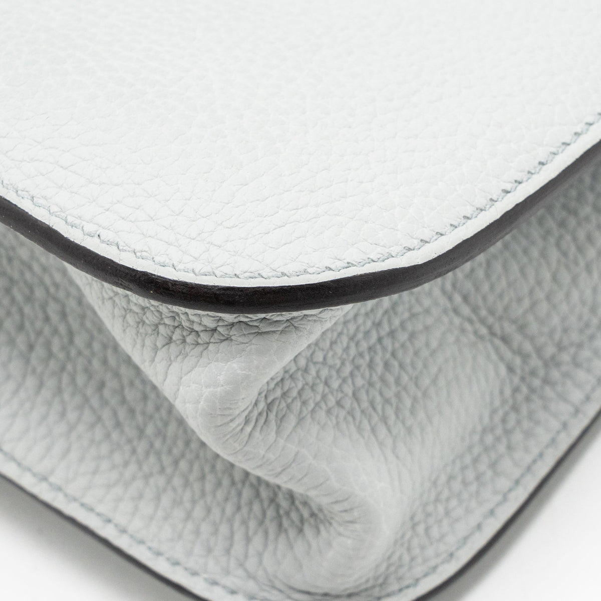 Hermes Halzan 25 Clemence Blue Pale SHW