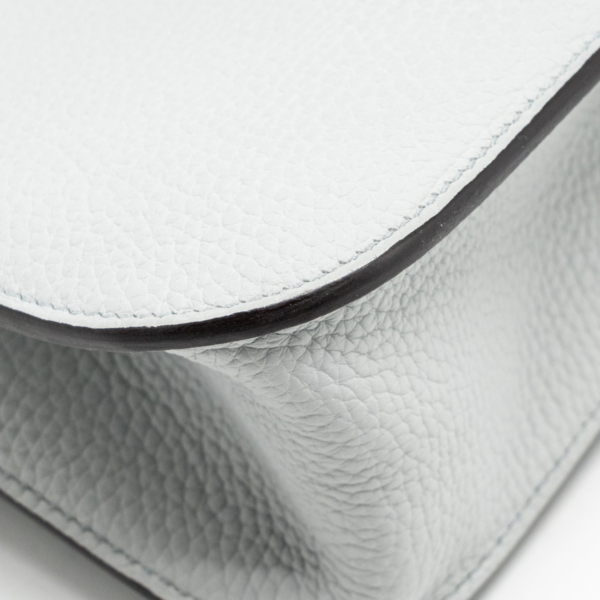 HERMES HALZAN 25 CLEMENCE BLUE PALE SHW