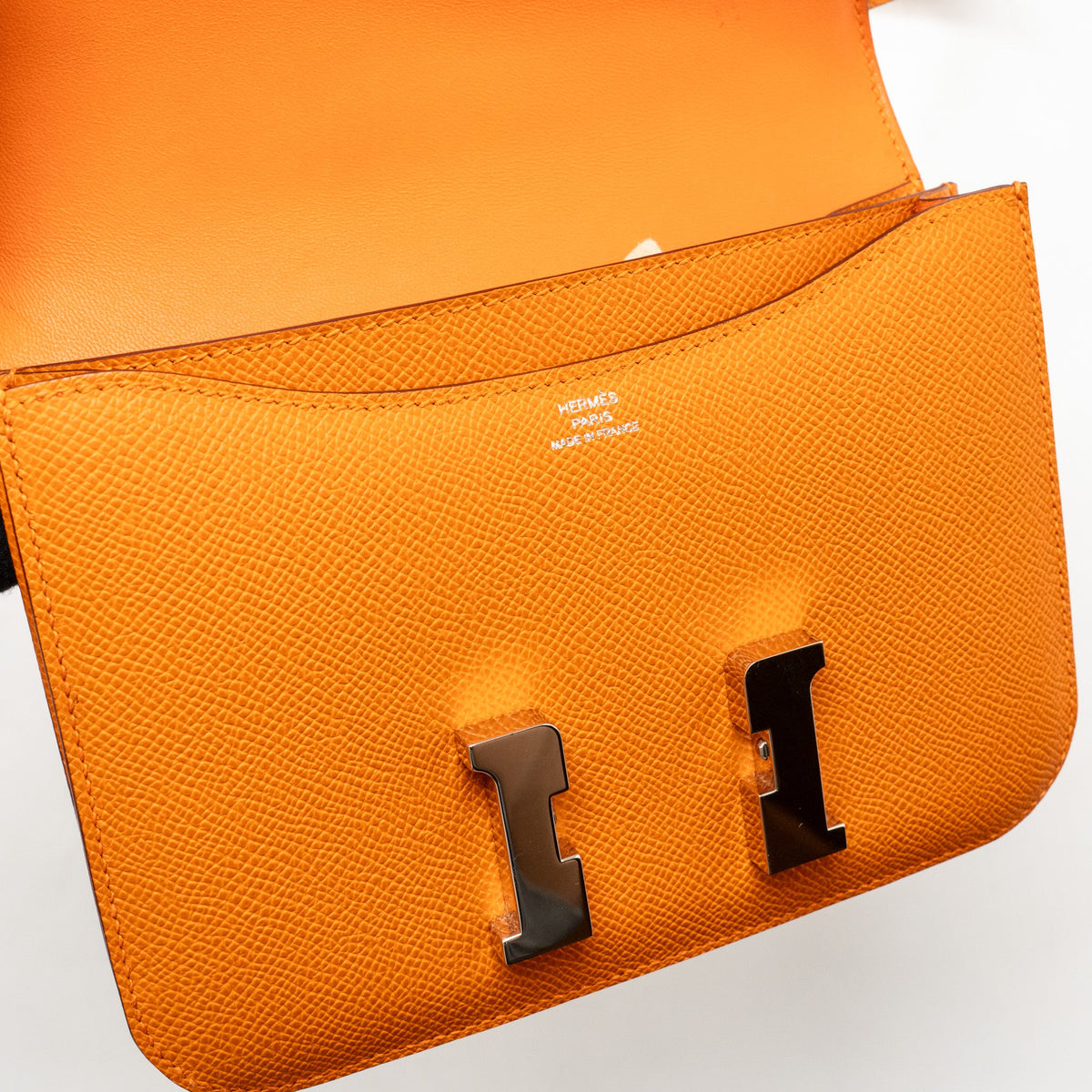 Hermes mini constance epsom orange SHW