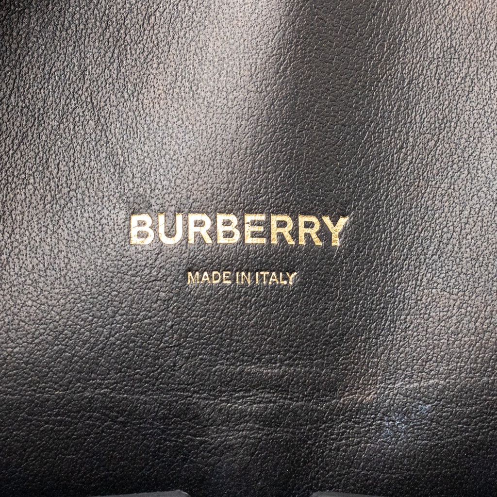 Burberry Large Society Tote Bag Monogram E-canvas Bridle Brown GHW