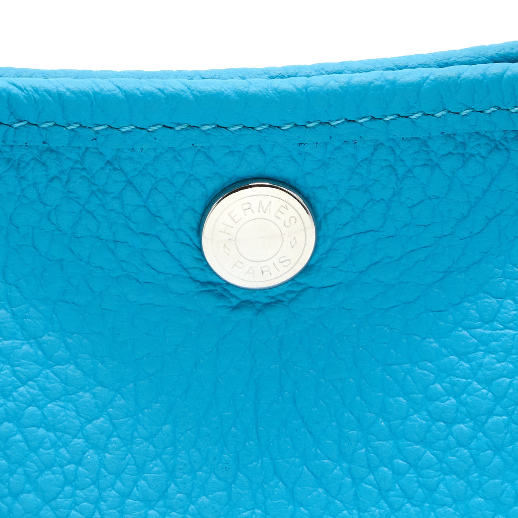 Hermes Garden Party 30 Country P3 Blue du Nord SHW