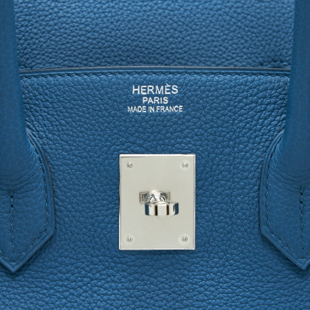 HERMES BIRKIN 35 TOGO BLEU COBALT SHW