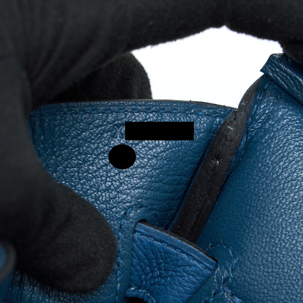 HERMES BIRKIN 35 TOGO BLEU COBALT SHW