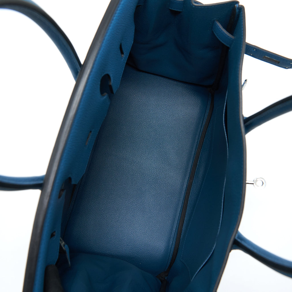 HERMES BIRKIN 35 TOGO BLEU COBALT SHW