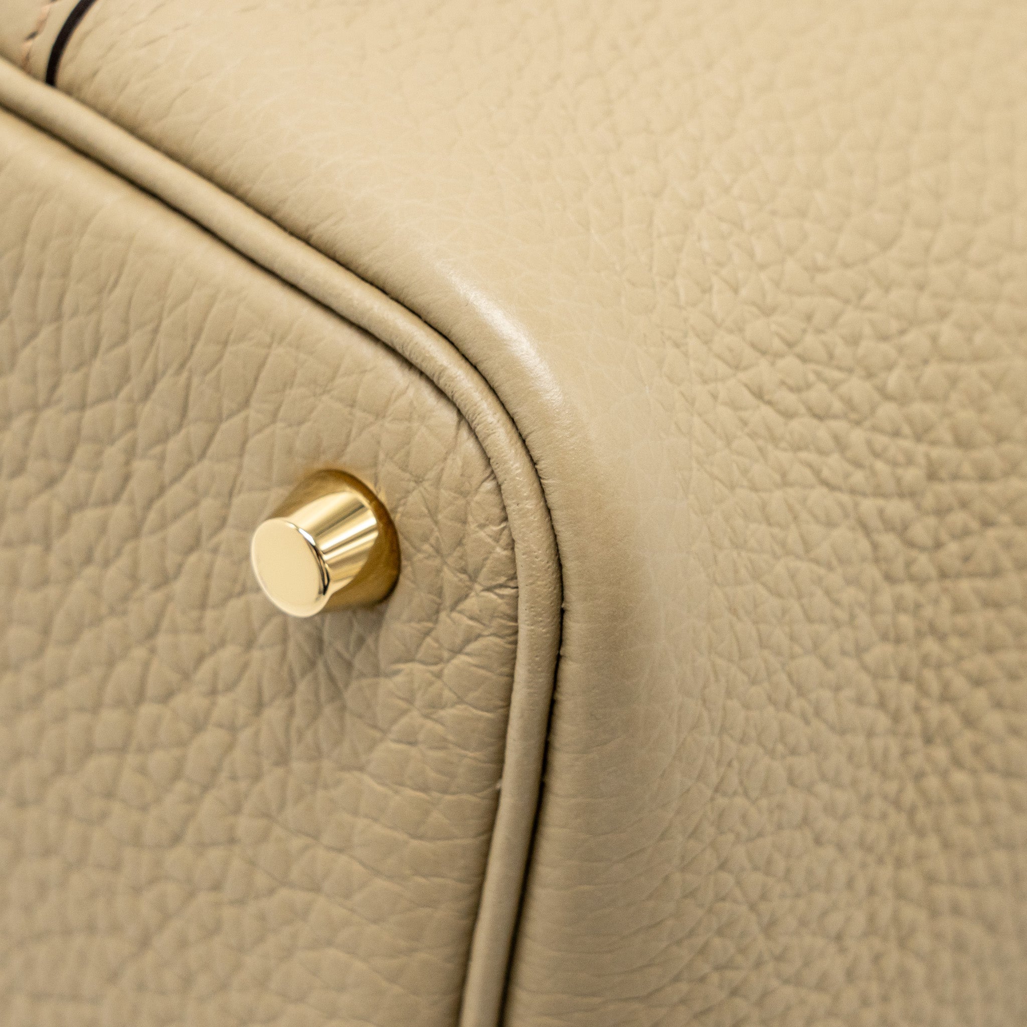 HERMES PICOTIN 18 LOCK BAG CLEMENCE BEIGE MARFA GHW