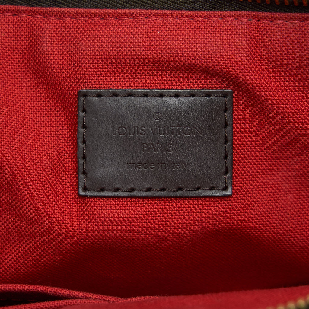 LOUIS VUITTON SIENA MM SHOULDER BAG DAMIER EBENE GHW
