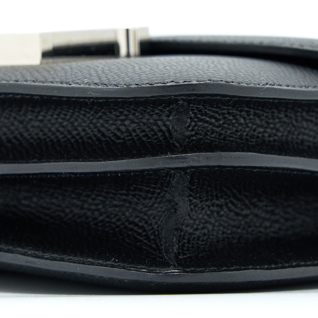 Hermes Mini Constance Epsom Black SHW