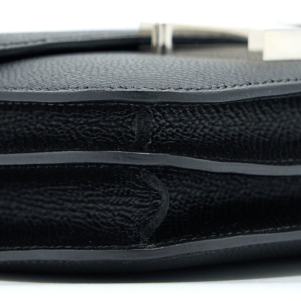 Hermes Mini Constance Epsom Black SHW
