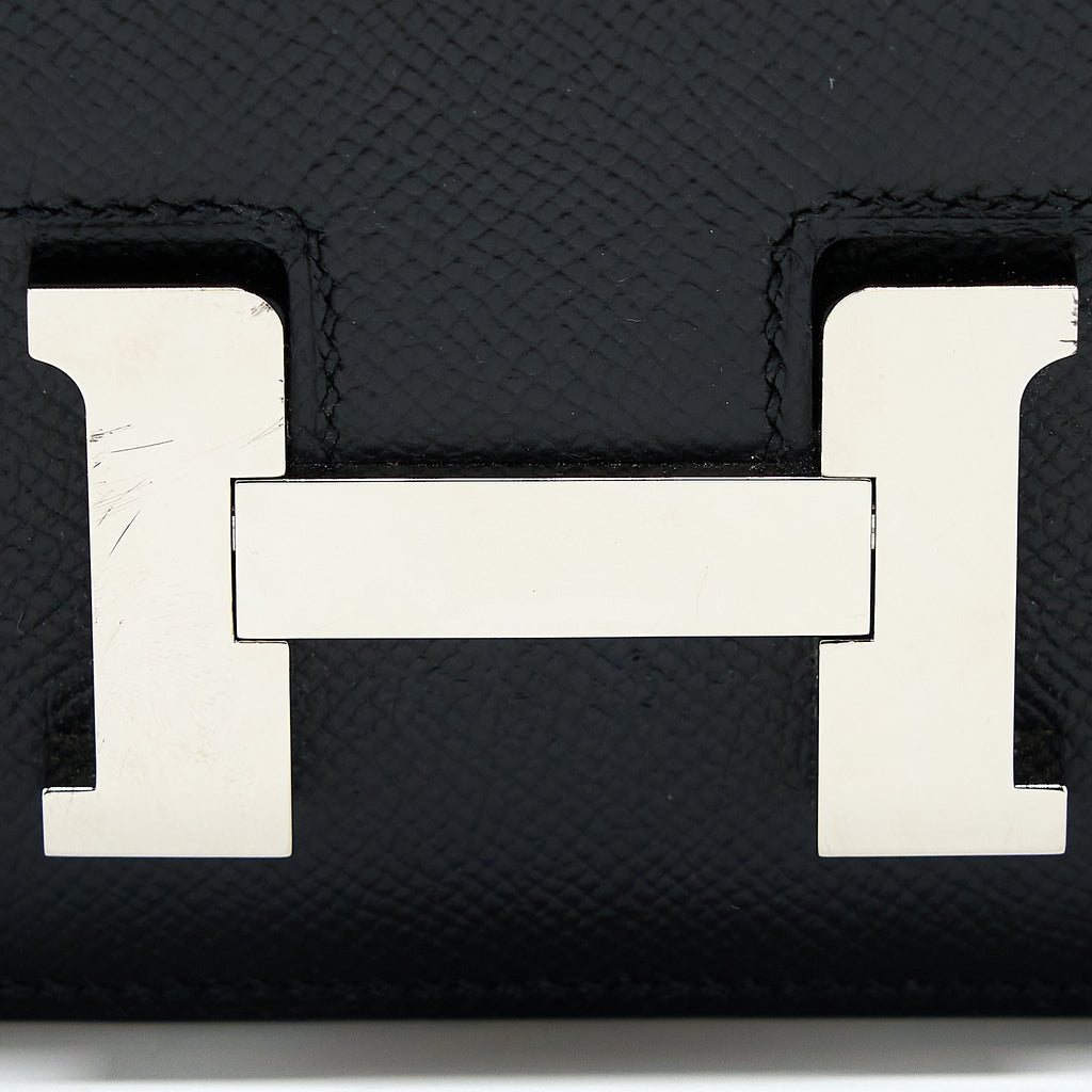 Hermes Mini Constance Epsom Black SHW