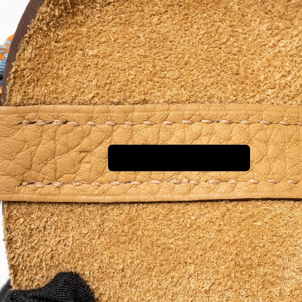 HERMES PICOTIN 18 LOCK BAG CLEMENCE BISCUIT GHW