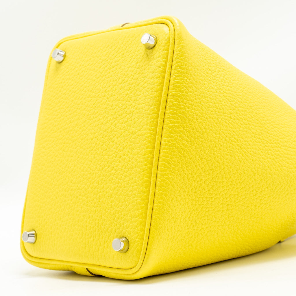 HERMES PICOTIN 18 LOCK BAG CLEMENCE LIME SHW