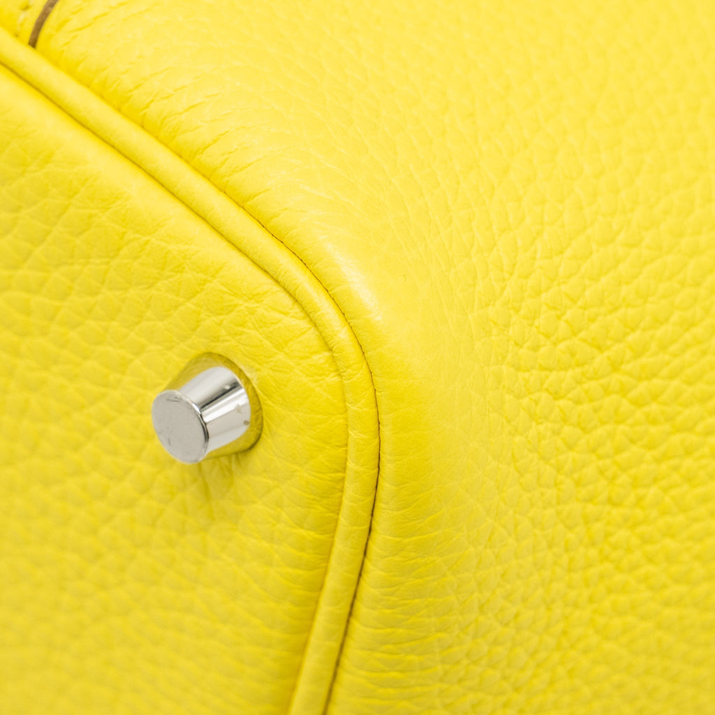 HERMES PICOTIN 18 LOCK BAG CLEMENCE LIME SHW