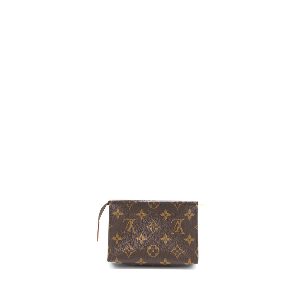 LOUIS VUITTON TOILETRY POCHETTE 15 MONOGRAM CANVAS GHW