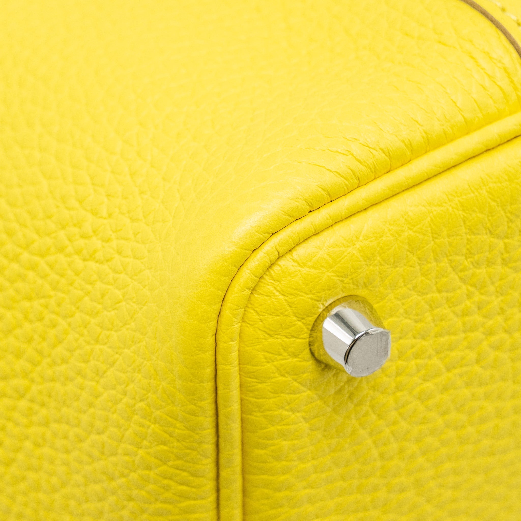 HERMES PICOTIN 18 LOCK BAG CLEMENCE LIME SHW