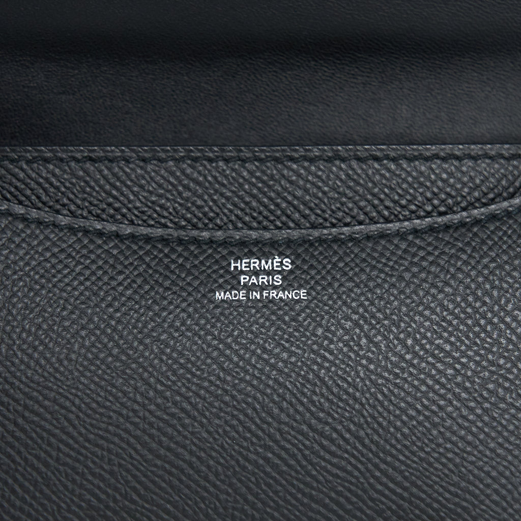 Hermes Mini Constance Epsom Black SHW