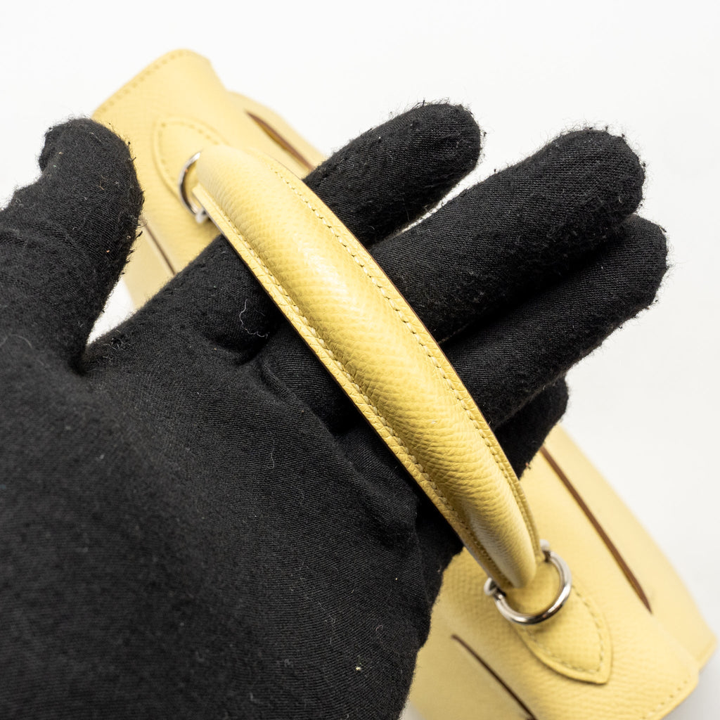 HERMES KELLY 25 EPSOM JAUNE POUSSIN SHW