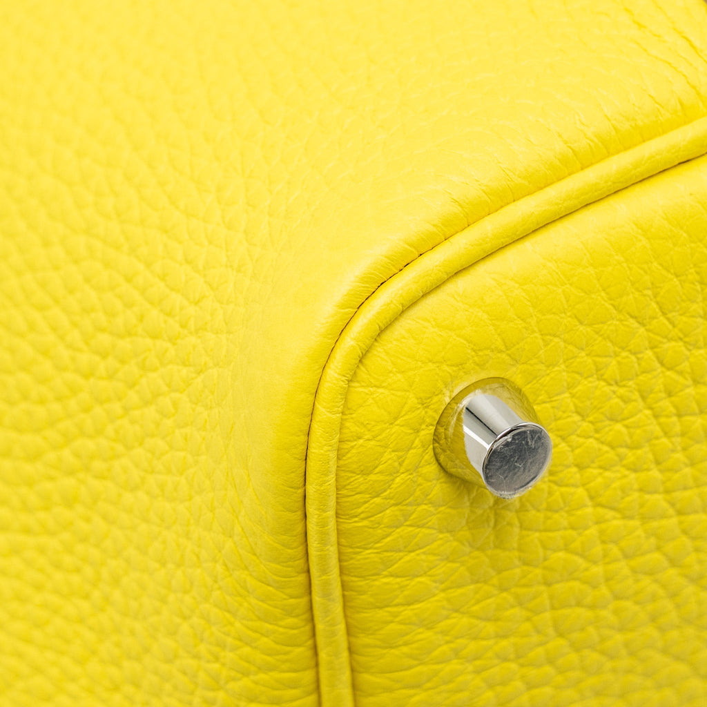 HERMES PICOTIN 18 LOCK BAG CLEMENCE LIME SHW