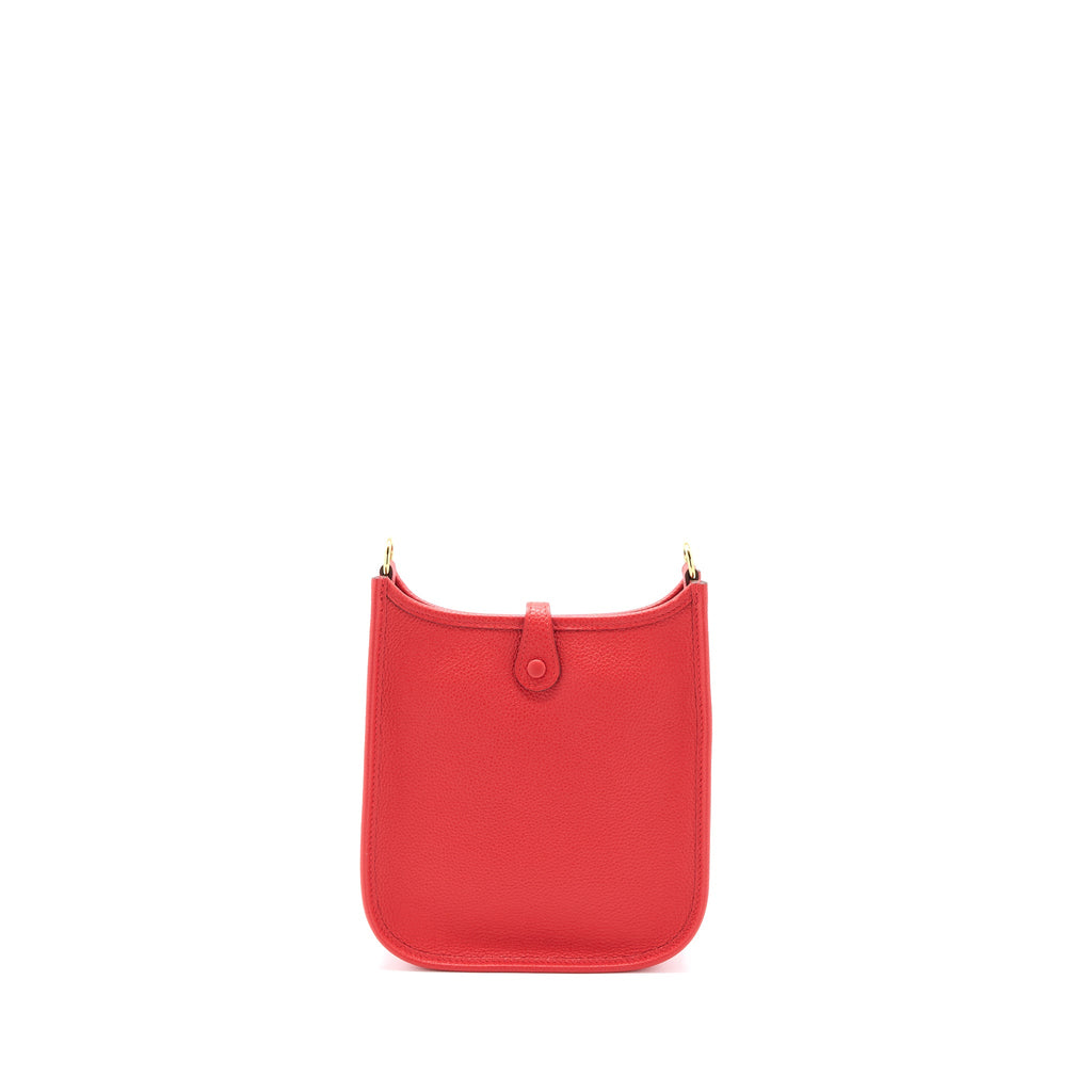 Hermes Mini Evelyne Taurillon Maurice Coeur/Coeu Frid GHW