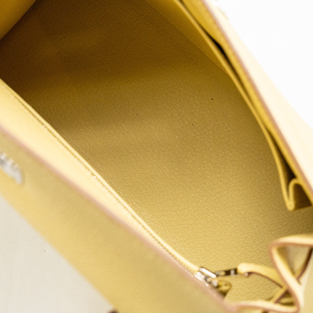 HERMES KELLY 25 EPSOM JAUNE POUSSIN SHW