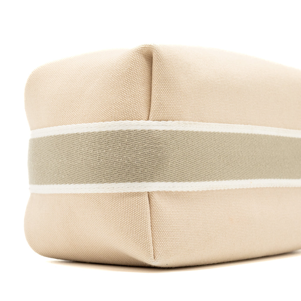 HERMES TROUSSE DE TOILETTE BRIDE A BRAC PM CANVAS NATURAL SHW