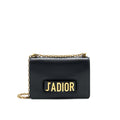 DIOR J'ADIOR MEDIUM FLAP BAG WITH CHAIN BLACK GHW