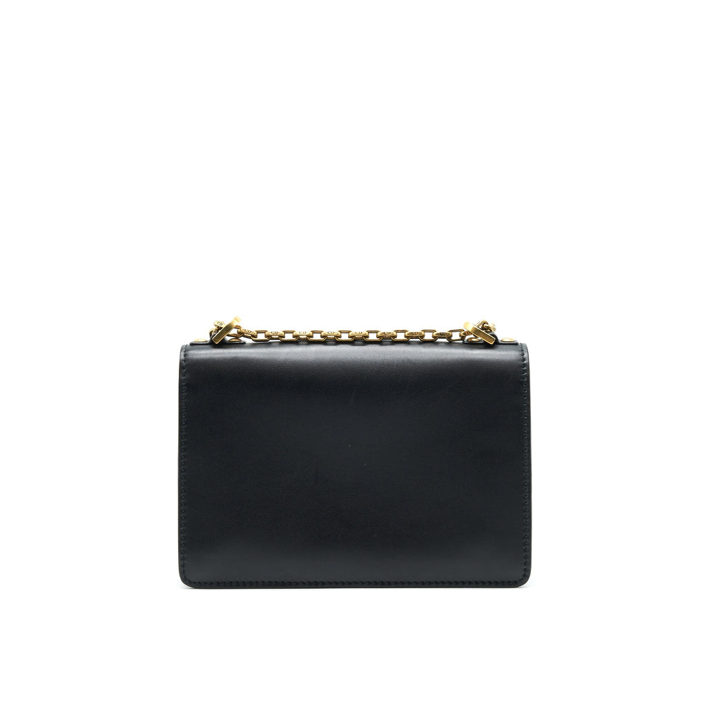 DIOR J'ADIOR MEDIUM FLAP BAG WITH CHAIN BLACK GHW