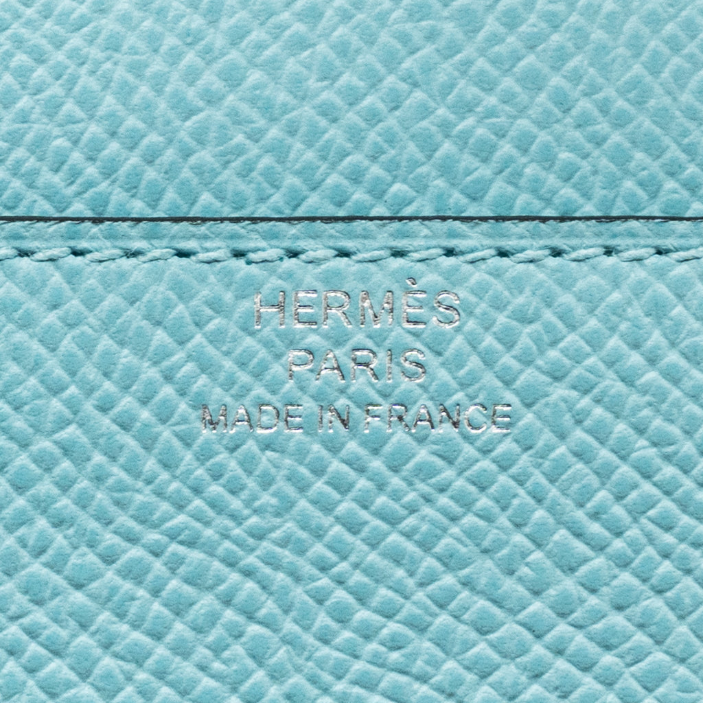 Hermes Constance to go epsom blue atoll SHW