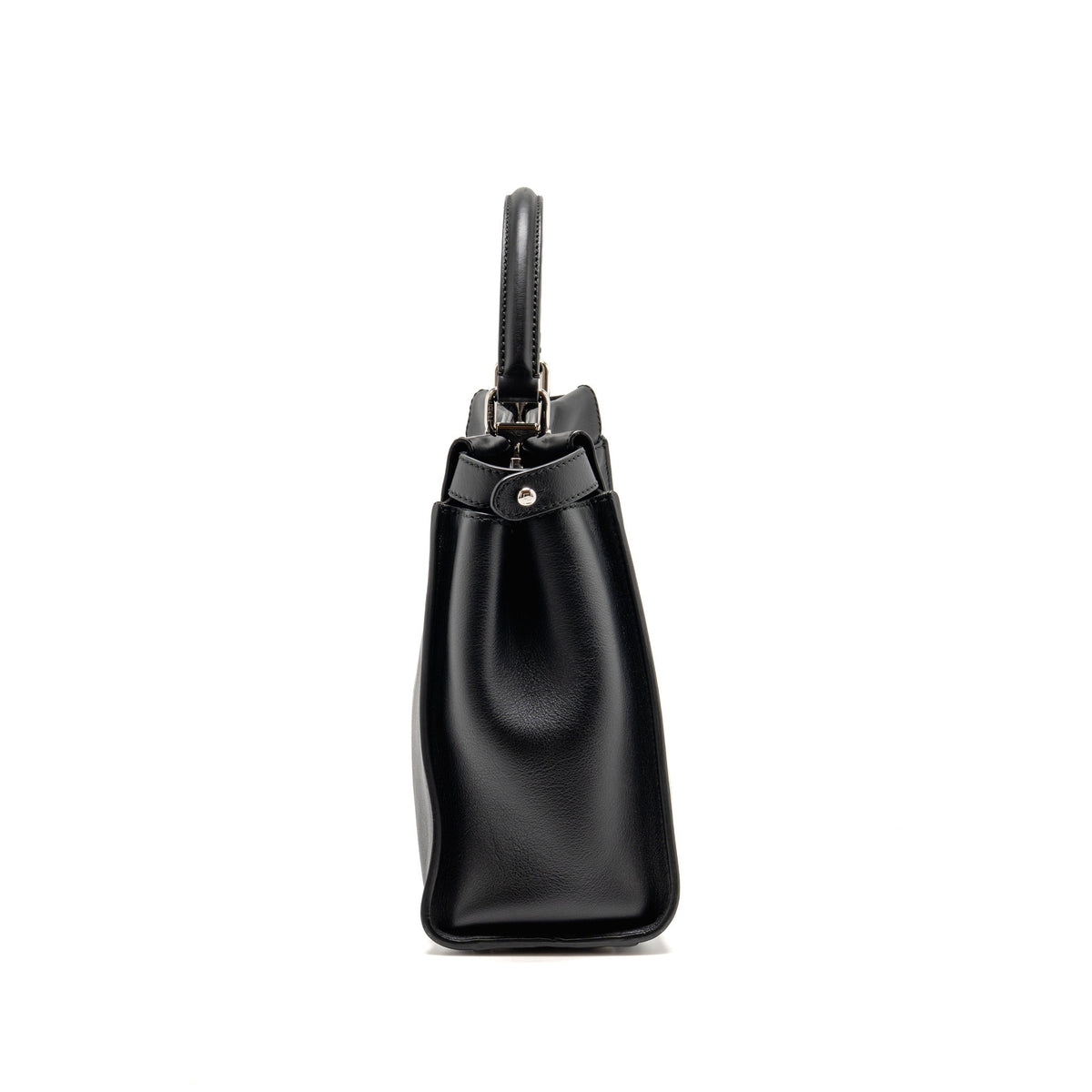 Fendi Medium Monster Eyes Peekaboo Bag Calfskin Black SHW