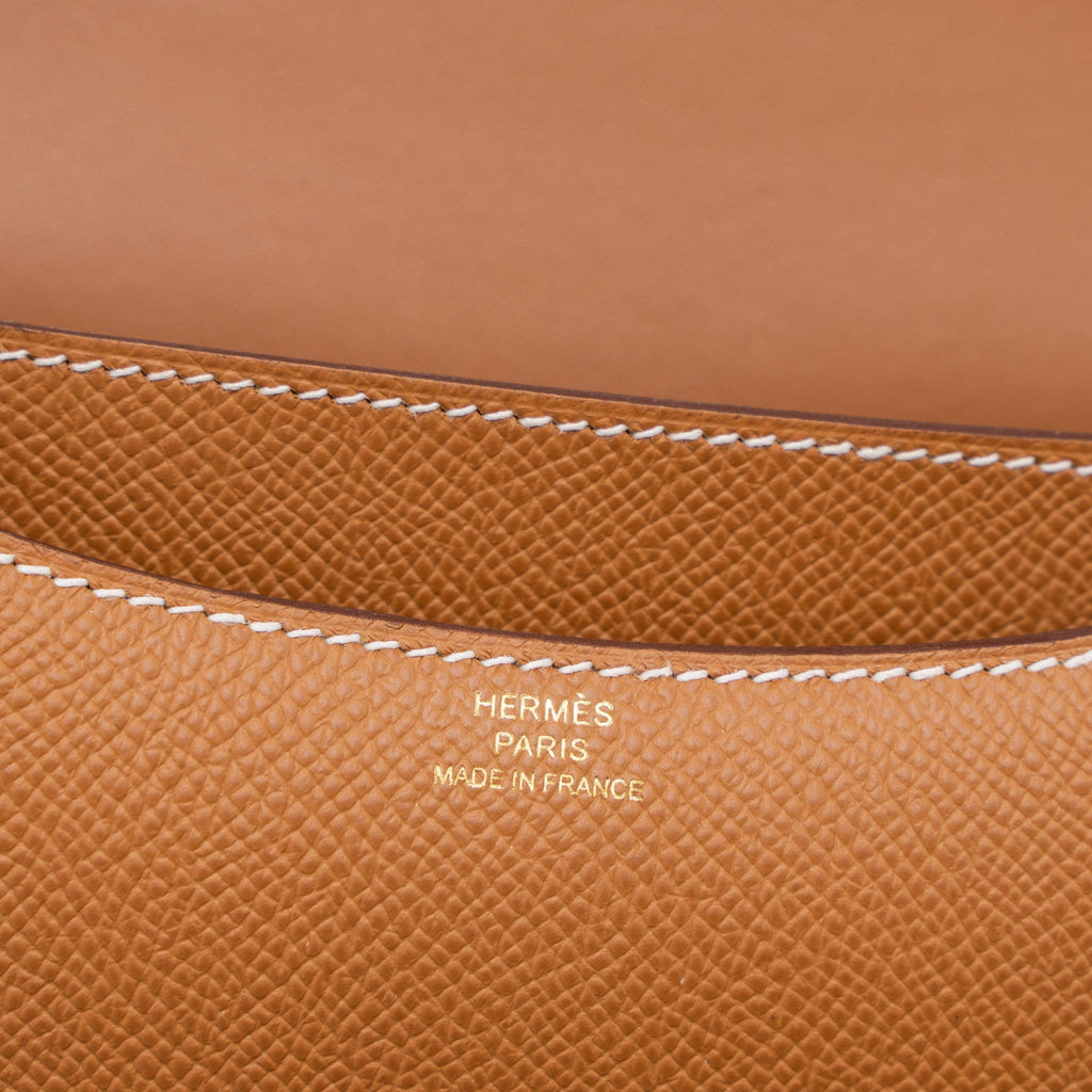 Hermes Constance Mini Epsom Gold RGHW (New Version)