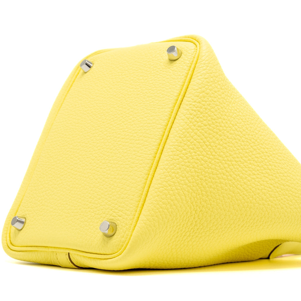 HERMES PICOTIN 18 LOCK BAG CLEMENCE / SWIFT LIMONCELLO / ORANGE SHW