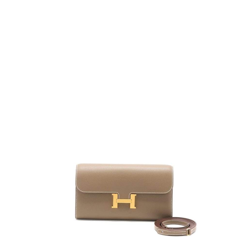Hermes Constance To Go Evercolor 18 Etoupe GHW