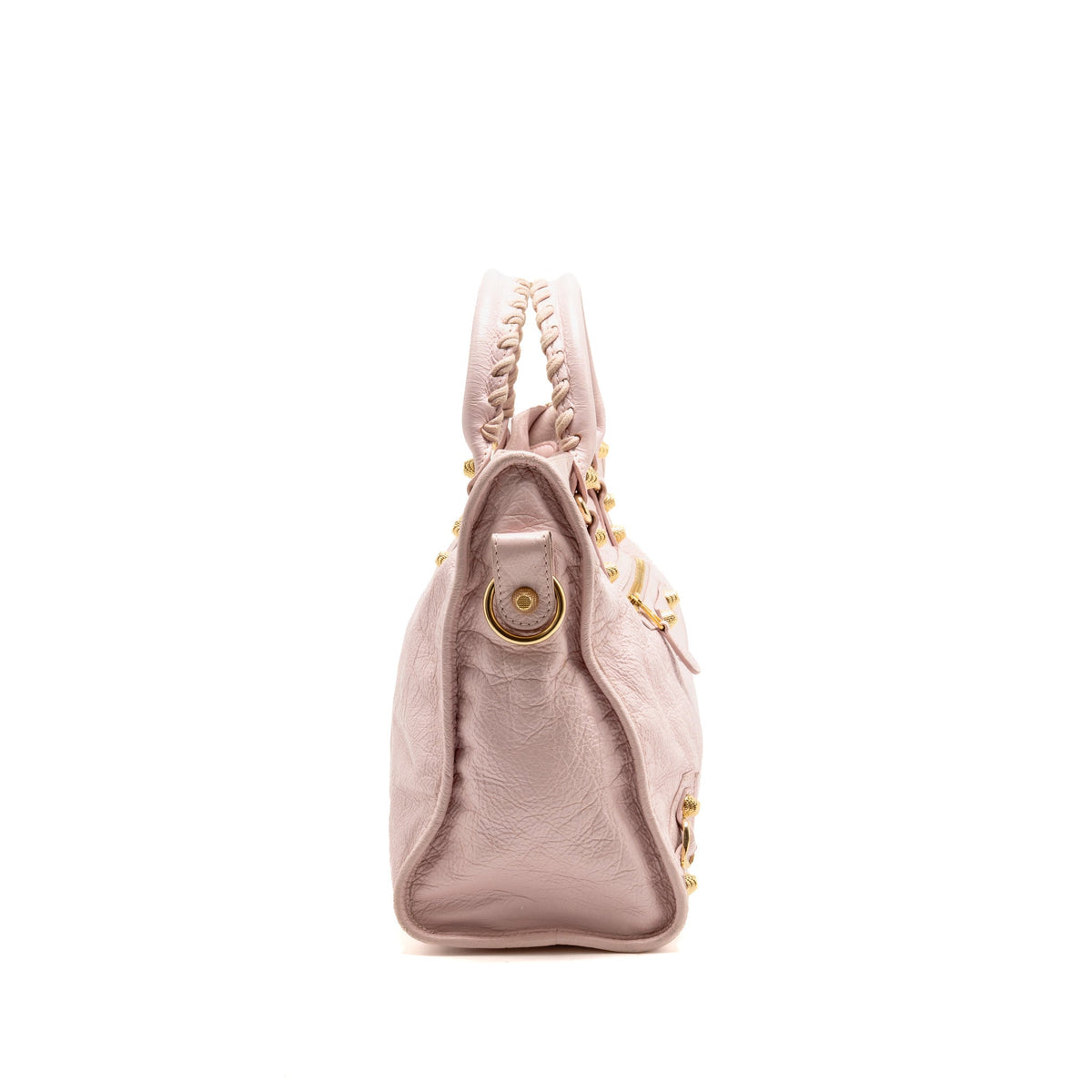 Balenciaga Classic City Bag Aged Calfskin Light Pink GHW