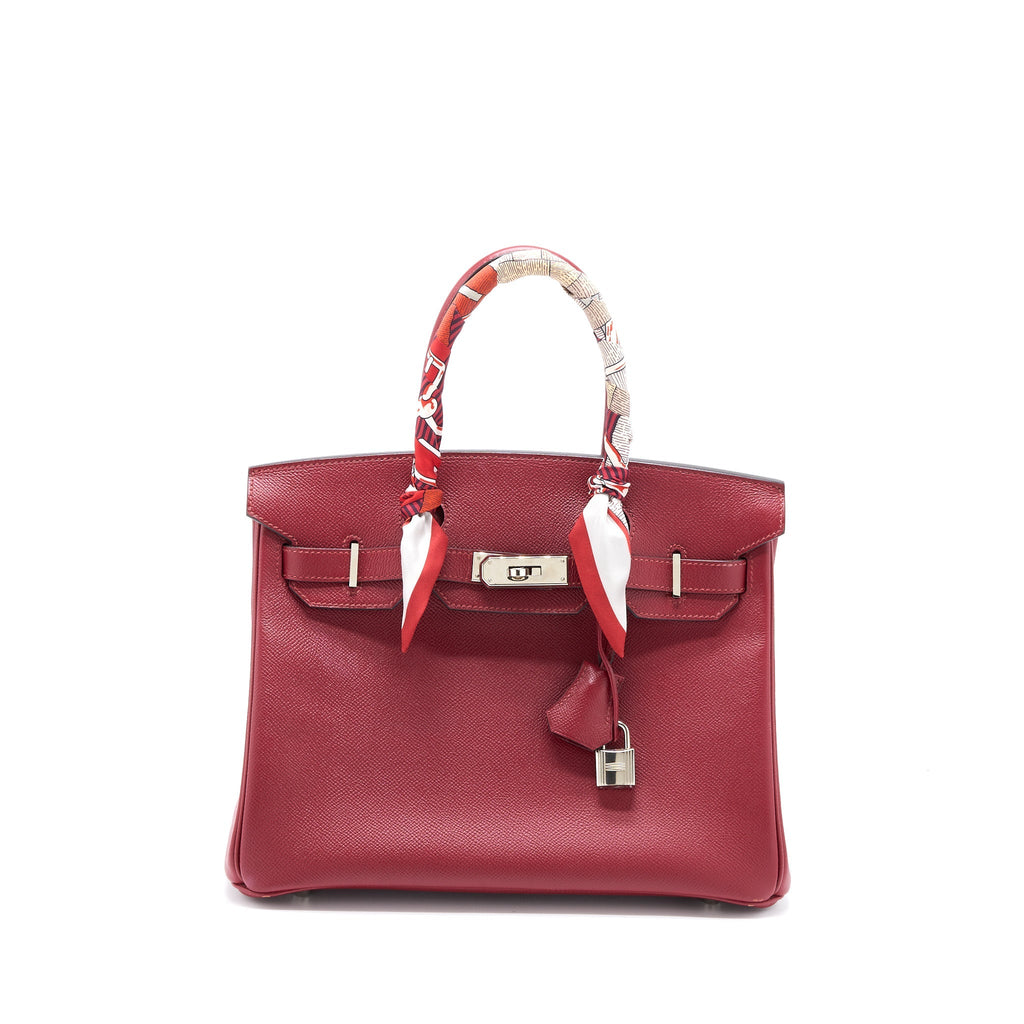 Hermes Birkin 30 Epsom K1 Rouge Grenat SHW