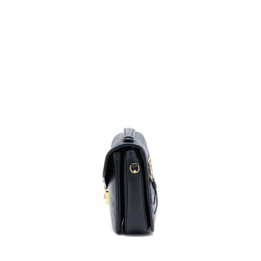 LOUIS VUITTON POCHETTE MÉTIS MONOGRAM EMPREINTE BLACK GHW