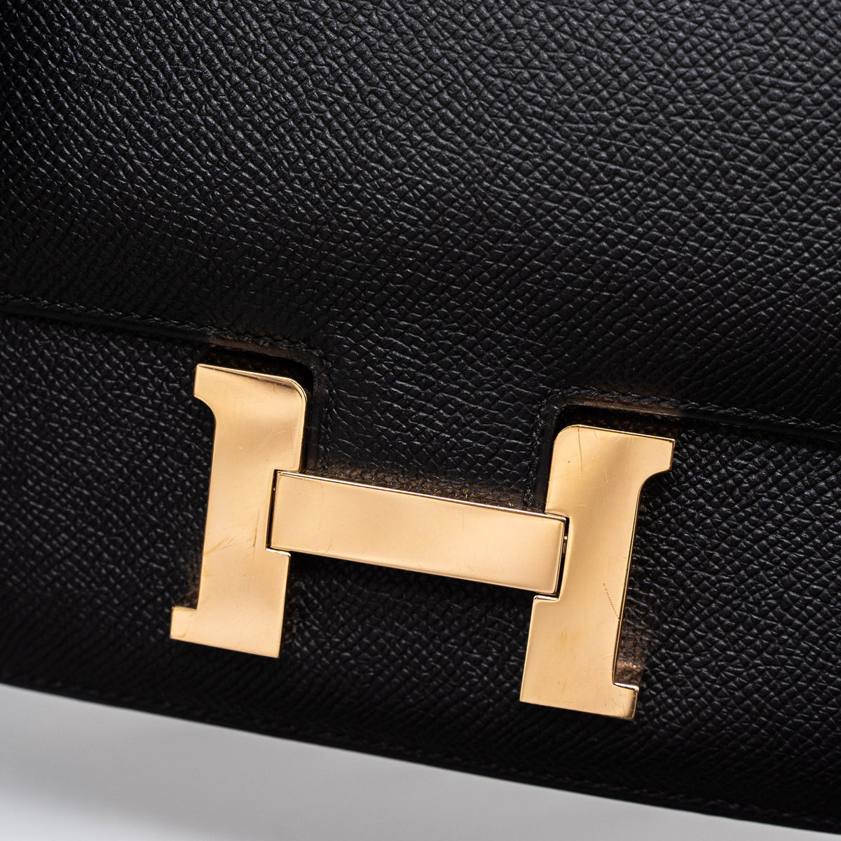 Hermes Constance Mini Epsom Black RGHW