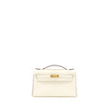 HERMES KELLY POCHETTE SWIFT NATA GHW