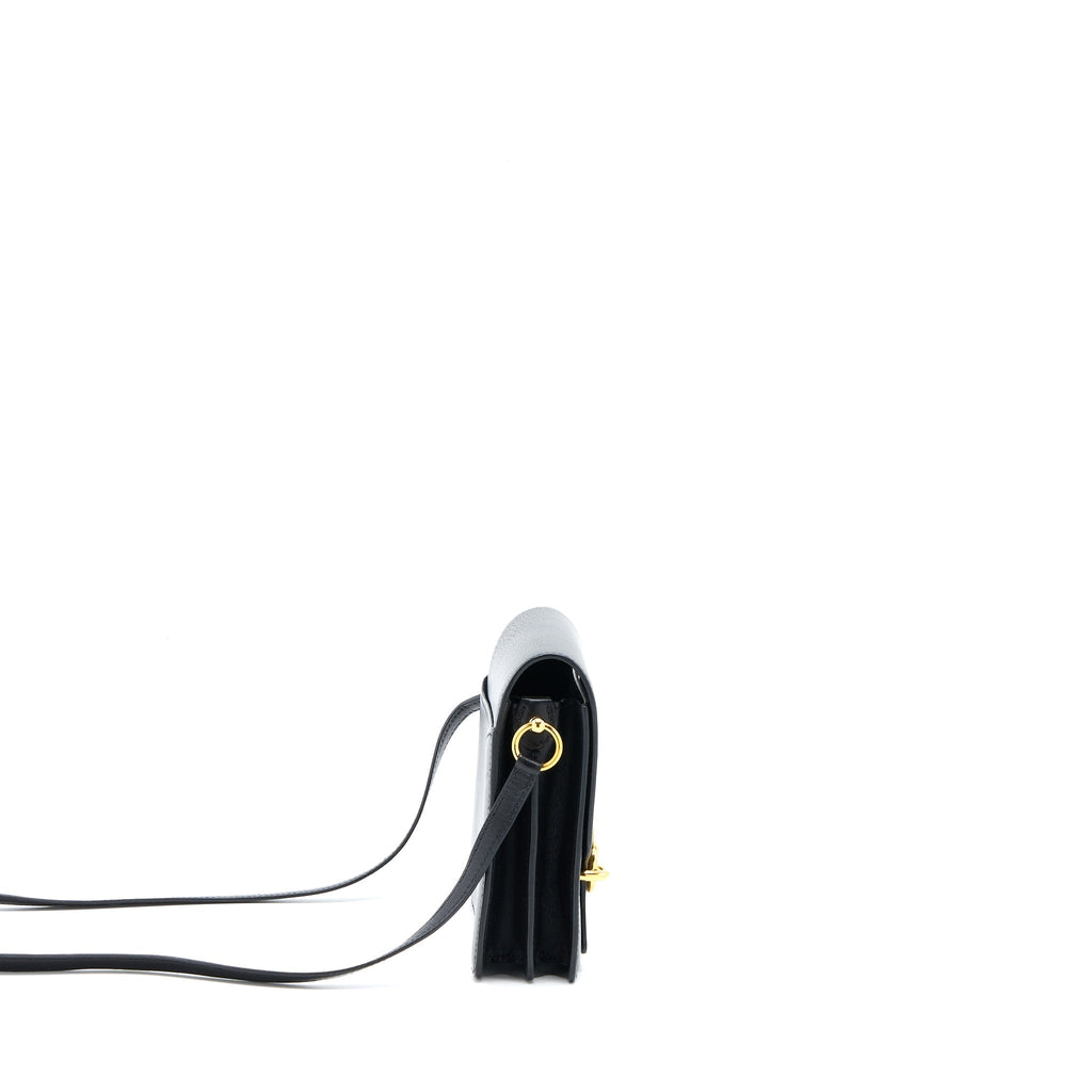 HERMES MINI ROULIS EVERCOLOR BLACK GHW