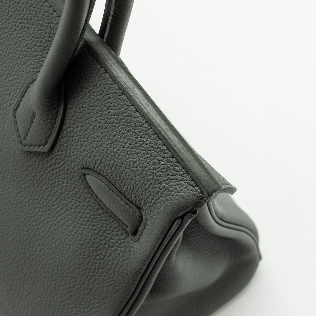 HERMES BIRKIN 30 TOGO VERT AMANDE SHW