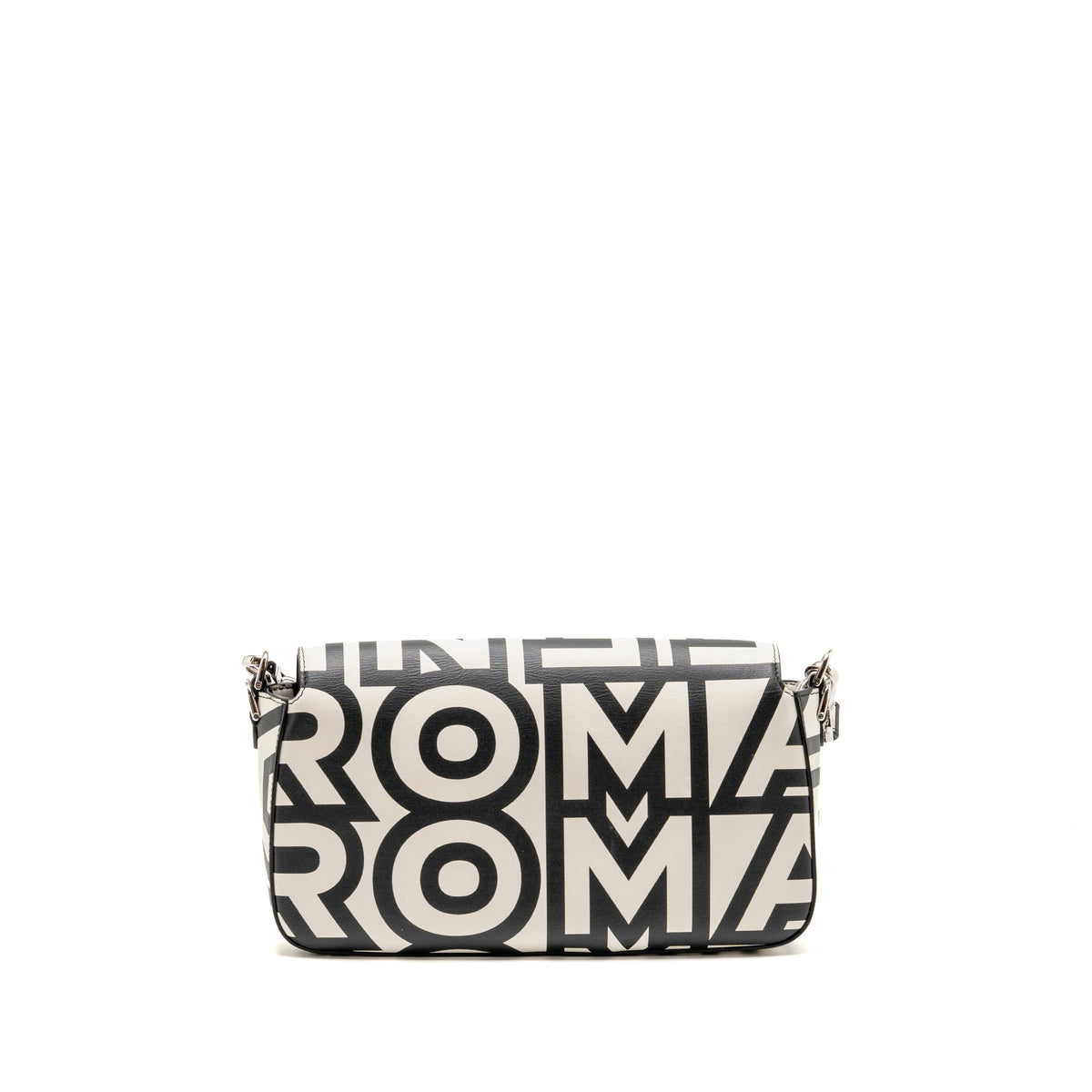 Fendi x Marc Jacobs Baguette Bag Calfskin Black / White SHW