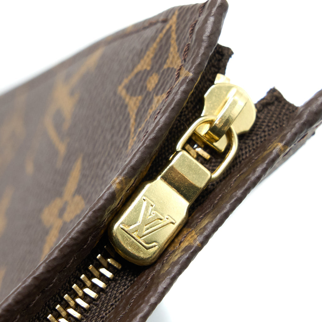 LOUIS VUITTON TOILETRY POCHETTE 19 MONOGRAM CANVAS GHW